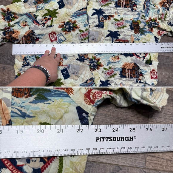 Walt Disney World Goofy Mickey Minnie Hawaiian Shirt - Picture 7 of 9